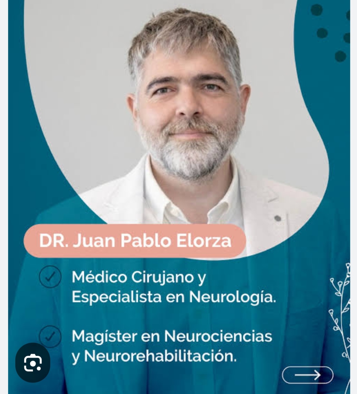 Dr. Juan Pablo Elorza Cuello , teléfono 92618 9060